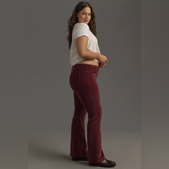 Anthropologie The Icon Corduroy Flare Jeans by Pilcro: Mid-Rise Edition - Picture 12 of 15